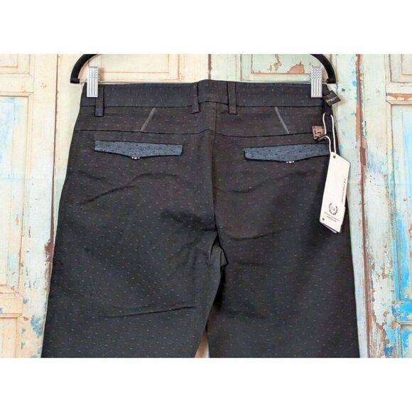 TR Premium Mens Sz 30 x 32 Navy Comfort Fit Flat Front Straight Leg Chino Pants - Picture 6 of 11